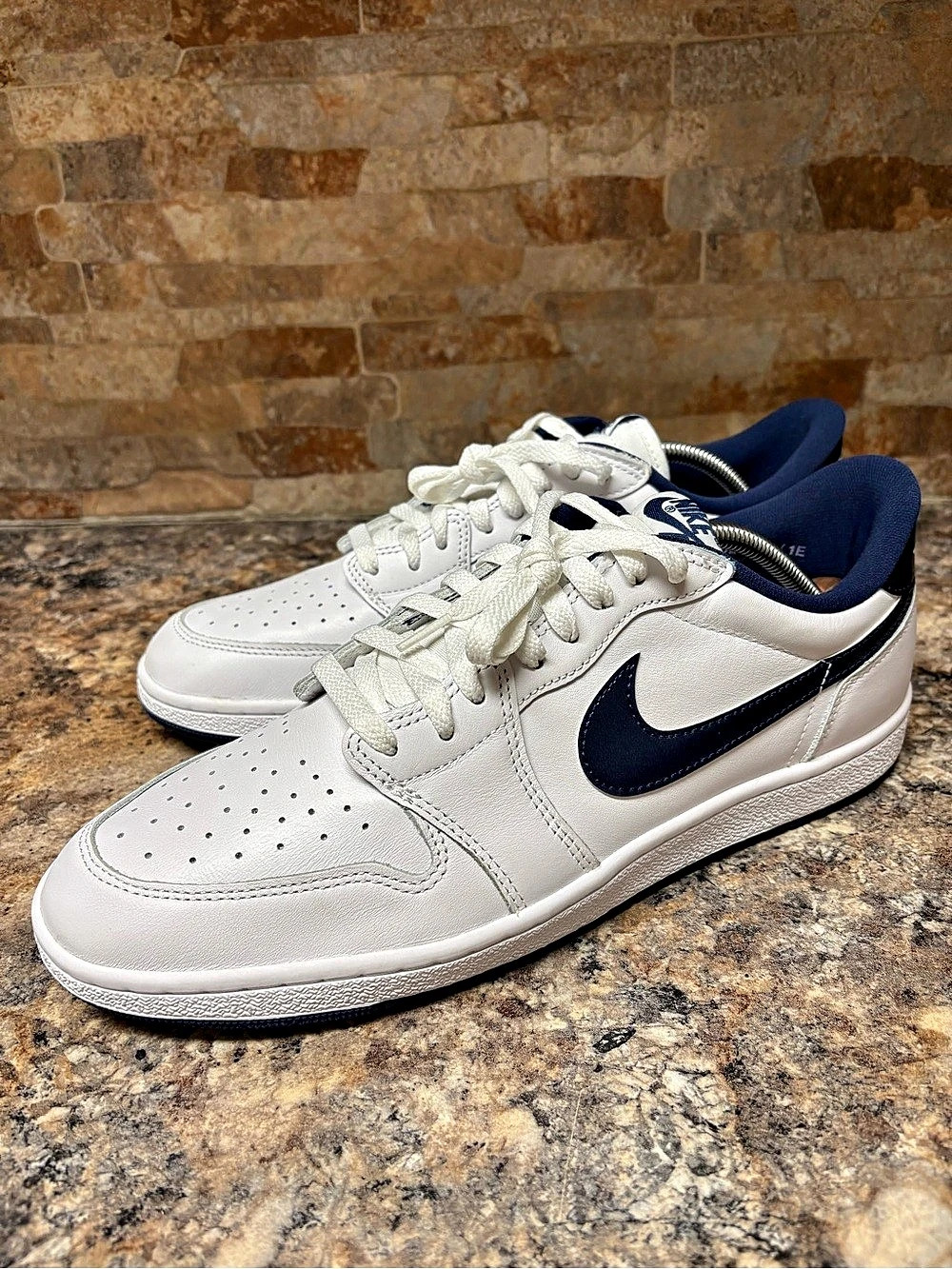 Nike Air Jordan 1 Low 85 'White Metallic Blue' FB9933-141 Size 13